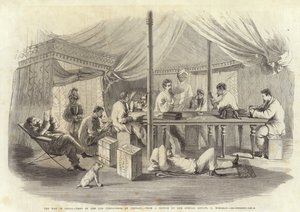 La Guerre en Chine - Tente des 15e Punjabis à Pehtang
