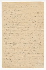 Lettre à Oscar W. Price du Colonel Charles Young, 14 juillet 1918 - Charles Young