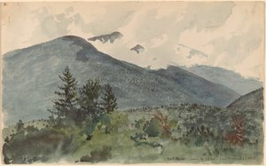 Montagnes Blanches depuis la colline de Fernald - Charles de Wolf Brownell