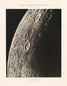 Carte photographique de la lune, planche I (Photographic Chart of the Moon, plate I),23 février