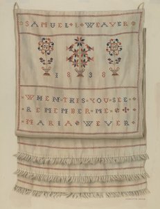 Serviette de présentation allemande de Pennsylvanie - Charlotte Angus