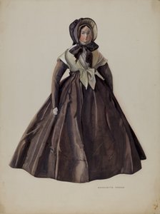 Poupée en costume quaker - Charlotte Angus