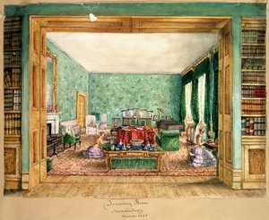 Le Salon à Meesdenbury, f13 de Un Album d