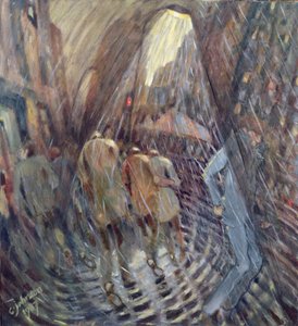 Grêle sur la Sixième Avenue, New York, 1987 - Charlotte Johnson Wahl