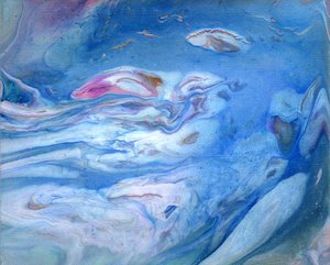 Acrylic Pouring, 2020 - Charlotte Orr