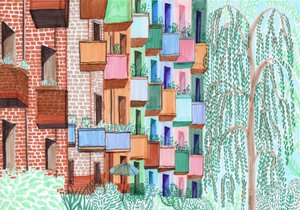 Balcons de Kreuzberg, 2017 - Charlotte Orr