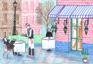 Café, 2017 - Charlotte Orr
