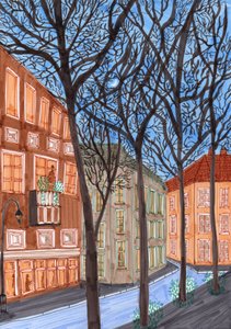Friedrichshain la nuit, 2017 - Charlotte Orr