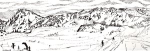 Ski en Autriche #2, 2020 - Charlotte Orr