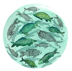 Petit poisson grand étang, 2018 - Charlotte Orr