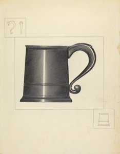 Chope en étain - Charlotte Winter