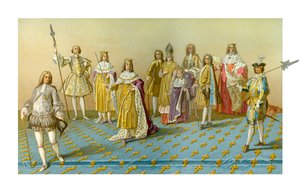 Les grands dignitaires du couronnement, 1885