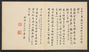 Calligraphie - Chen Hongshou