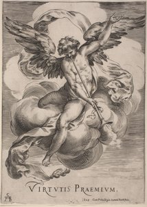 Une figure allégorique : Virtutis Praemium