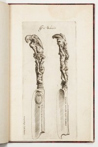 Conception pour deux manches de couteau - Cherubino Alberti