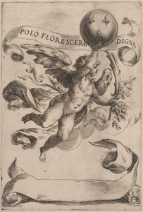 Génie avec les armoiries des Médicis - Cherubino Alberti
