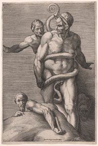 Minos et les démons, du Jugement dernier - Cherubino Alberti