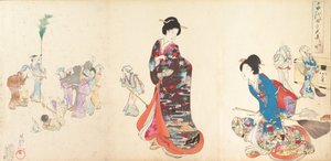 Album de femmes du château de Chiyoda - Chikanobu Yoshu