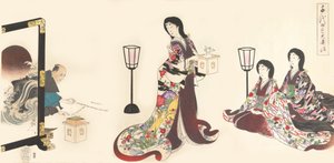 Album de femmes du château de Chiyoda, 1895 - Chikanobu Yoshu