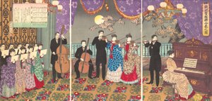 Concert de musique européenne Oshu kangengaku gasso no zu, 1889