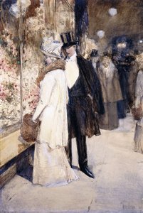 Nocturne du Nouvel An, New York - Childe Frederick Hassam