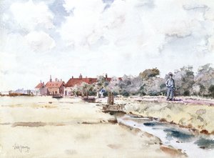 Scène de canal - Childe Frederick Hassam