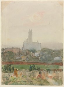 Cathédrale de Canterbury - Childe Frederick Hassam