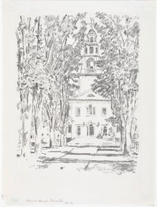 Église coloniale, Gloucester - Childe Frederick Hassam