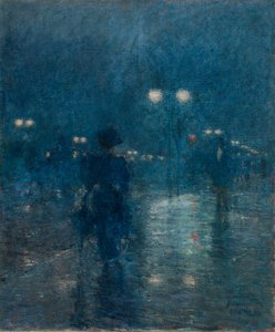 Cinquième Avenue Nocturne, vers 1895