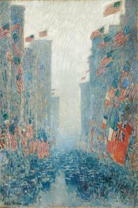 Drapeaux, après-midi sur l