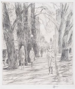 Lafayette Square, Washington - Childe Frederick Hassam