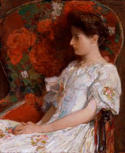 Le fauteuil victorien - Childe Frederick Hassam