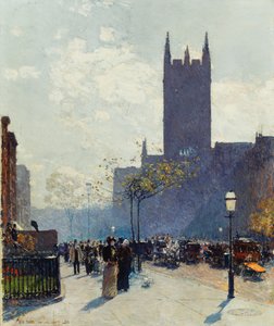 Lower Fifth Avenue - Childe Frederick Hassam