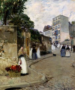 Montmartre, Paris - Childe Frederick Hassam