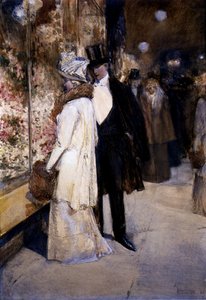 Nocturne du Nouvel An, New York - Childe Frederick Hassam