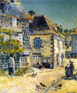 Pont Aven, Bretagne - Childe Frederick Hassam