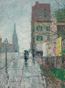 Jour de pluie - Childe Frederick Hassam