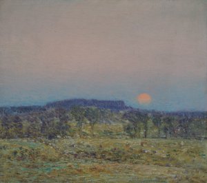 Lever de lune en septembre - Childe Frederick Hassam