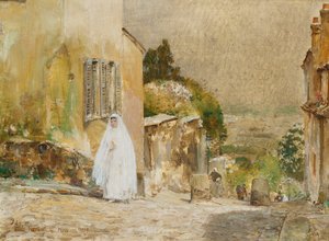 Matin de Printemps, rue Mt. Cenis, Montmartre - Childe Frederick Hassam