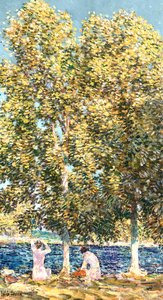 Les baigneurs - Childe Frederick Hassam