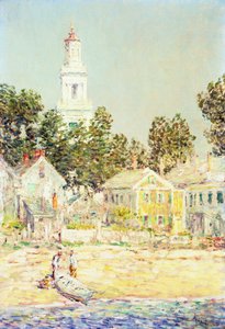 Église blanche, Provincetown - Childe Frederick Hassam