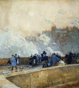 Jour Venteux, Paris - Childe Frederick Hassam