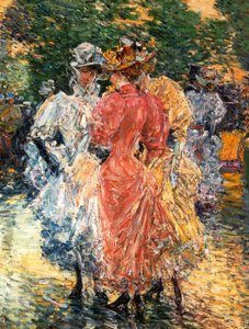 Jeunes femmes bavardant, vers 1892
