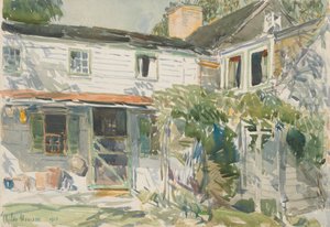 Arrière de la vieille maison