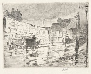 Panneaux publicitaires - Childe Hassam