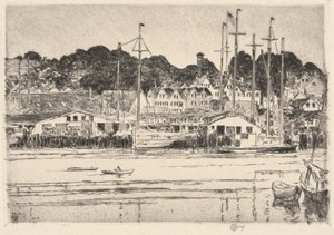 Gloucester, Inner Harbor, 1919