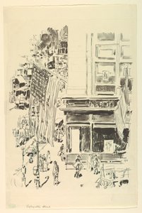 Rue Lafayette - Childe Hassam