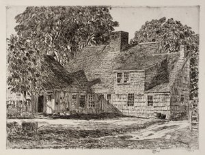 Old Dominy House - Childe Hassam