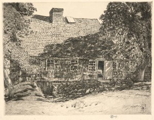 Vieille maison Mulford, Easthampton, 1926 - Childe Hassam