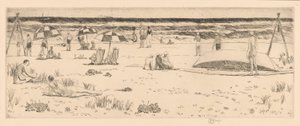 Le Club de Plage, Easthampton - Childe Hassam